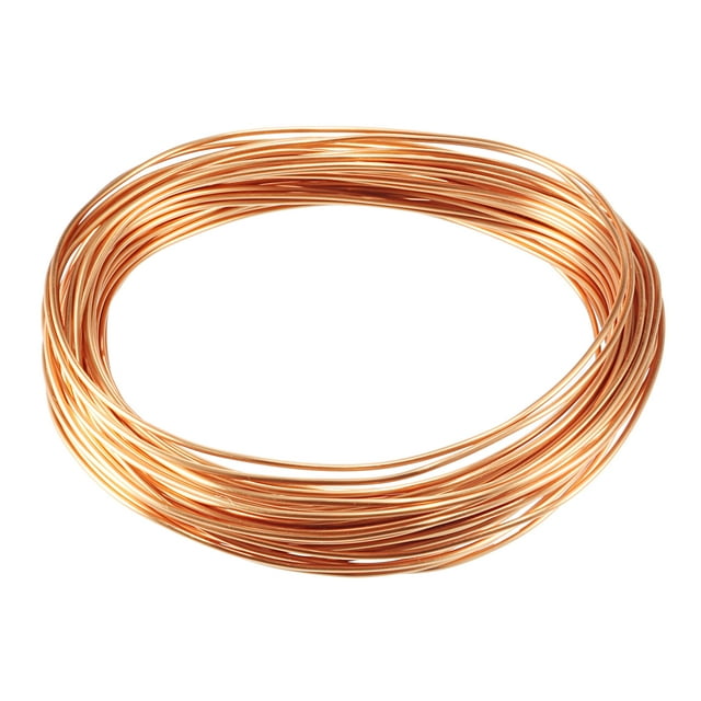 Alambre magnético de 1.2mm de diámetro, alambre de cobre esmaltado, longitud de 49.2 pies, utilizado para inductores