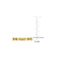 thumbnail image 3 of 7/8 Carat (Ctw) Baguette Citrine and White Topaz Band Ring 10K Yellow Gold for Women, 3 of 6