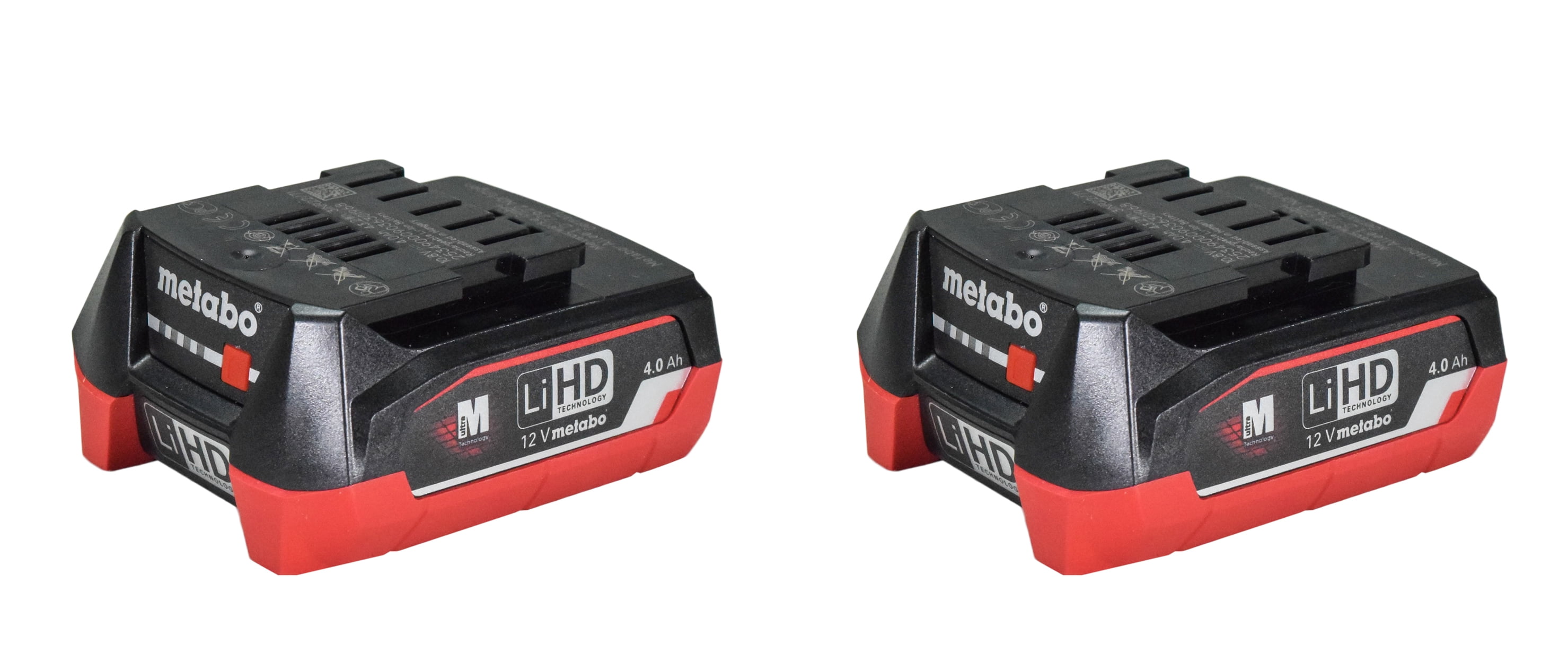 Metabo 625349000 12 V - 4.0 Ah LiHD Battery 2 Pack