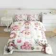 thumbnail image 2 of Homewish Kawaii Santa Claus Snowman 2pcs Bedding Comforter Set For Children Teens Adults,Happy Christmas Xmas Twin Comforter Sets,Dreamy Princess Breathable Bedding Set,Super Cozy Room Decor, 2 of 8