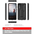 thumbnail image 2 of CaseBorne ArmadilloTek V Case for Samsung Galaxy S21+ Plus 5G with Kickstand Full-Body Multi-Layer Rugged Screenless - Black, 2 of 5