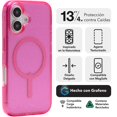 thumbnail image 2 of Funda Zagg Milan Snap Glitter para iPhone 16 Plus rosa, 2 of 7
