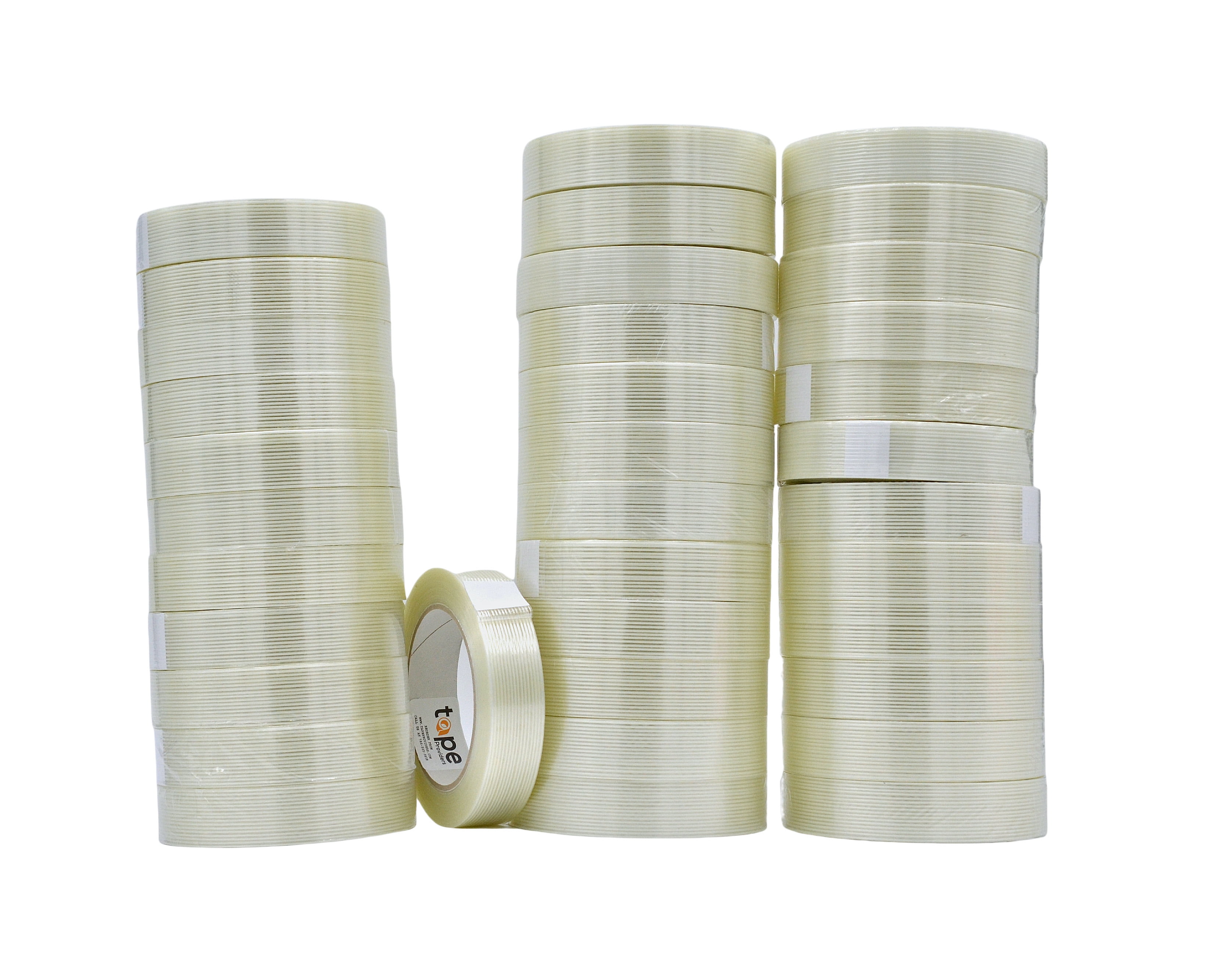 Pack of 1 MAT Commodity Grade Fiberglass Reinforced Filament Strapping Tape 1 in Wide x 60 yds. Filaments Run Lengthwise 