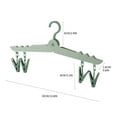 thumbnail image 2 of Folding Clothes Hanger Portable Travel Multi Functional Plastic Clothes Hanger, 2 of 2