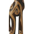 thumbnail image 4 of 8" x 31" Dark Brown Wood Giraffe Sculpture, by DecMode, 4 of 9
