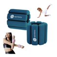thumbnail image 1 of Pesas de Tobillo y Muñeca Ajustables 1 lb (0.45 kg) - Silicona con Velcro - Diseño Cómodo para Yoga, Pilates, Fitness y Entrenamiento Funcional (Verde), 1 of 7