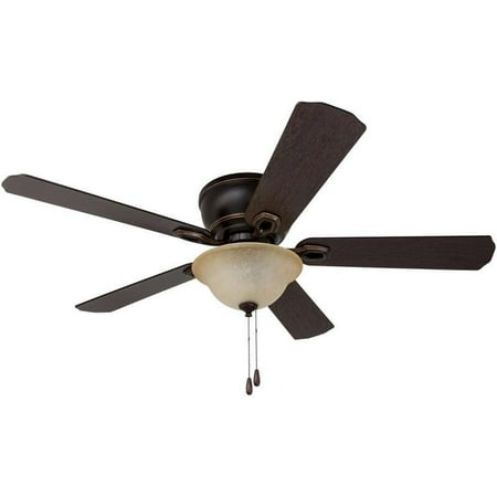Hkc Us Prominence Home Coors Creek 52 Inch Oil Rubbed Bronze Hugger Ceiling Fan With Remote Control