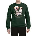 thumbnail image 2 of If It's Not a Yellow Lab It's Just a Dog Gift | Mens Dog Lover Crewneck Graphic Sweatshirt, Forest Green, X-Large, 2 of 3