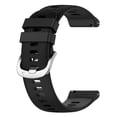 thumbnail image 2 of For Garmin Forerunner255 22mm Cross Textured Silicone Watch Band, 2 of 4