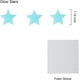 thumbnail image 2 of 100 pegatinas de estrellas luminosas que crean un cielo estrellado realista, pegatinas de estrellas oscuras para techo, decoración de habitaciones (azul), 2 of 5