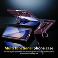 thumbnail image 4 of Allytechgroup Galaxy Z Fold 4 Case with Front Screen Protector & Stylus Pen, Full Body Protection Camera Lens Kickstand Anti-Scratch Pencil Holder Phone Case Cover for Samsung Galaxy Z Fold 4, Winered, 4 of 9