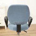 thumbnail image 3 of Moonsaad Stretch Office Computer Rotating Chair Split Cover, Spandex Seat Cover Chair Protector Slipcover, 3 of 8
