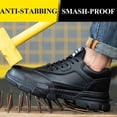 thumbnail image 2 of AUXDIQ Safety Trainers Men Women Steel Toe Cap Work Shoes Comfy Construction Industrial Sneakers, 2 of 6