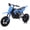Blue, variant on Track Seven 24V Electric Dirt Bike for Kids, Official Licensed Honda Electric Motorcycle, Up to10 Mph, Twist-Grip Throttle, 12" Pneumatic Tires, Bluetooth, Music, Motorcycle for Kids 6 , Red