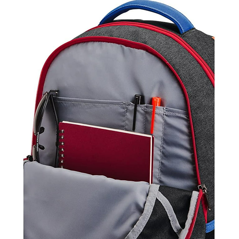 Under Armour UA Hustle 5.0 Backpack, Black Multi Color, 6.3W x 20.1H x  12.6D 