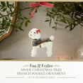 thumbnail image 2 of Spode French Poodle Ornament - Dolomite Holiday Table Accent for Seasonal Displays, Christmas Dog Ornament, Coordinates with Christmas Dinnerware Set & Holiday Tableware - Hand Painted Décor, 2 of 7
