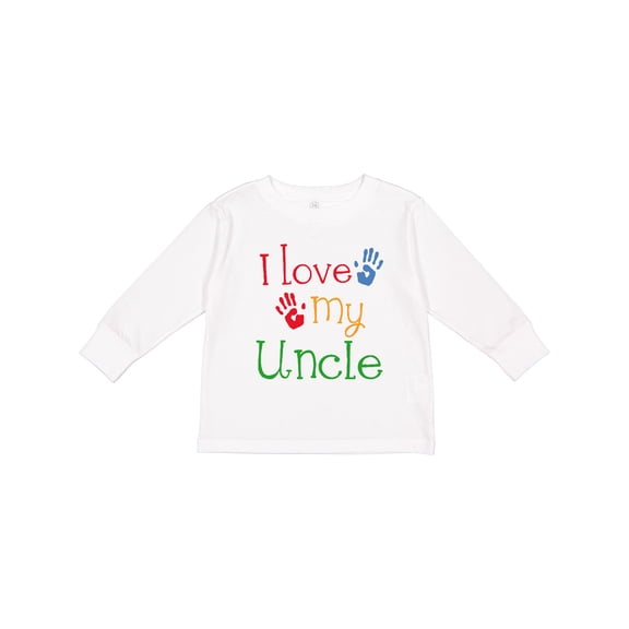 Inktastic I Love My Uncle Childs Boys or Girls Long Sleeve Toddler T-Shirt