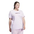 thumbnail image 3 of Plus Size adidas Graphic Training T-Shirt Color: Ice Lavender Size: 2X, 3 of 4