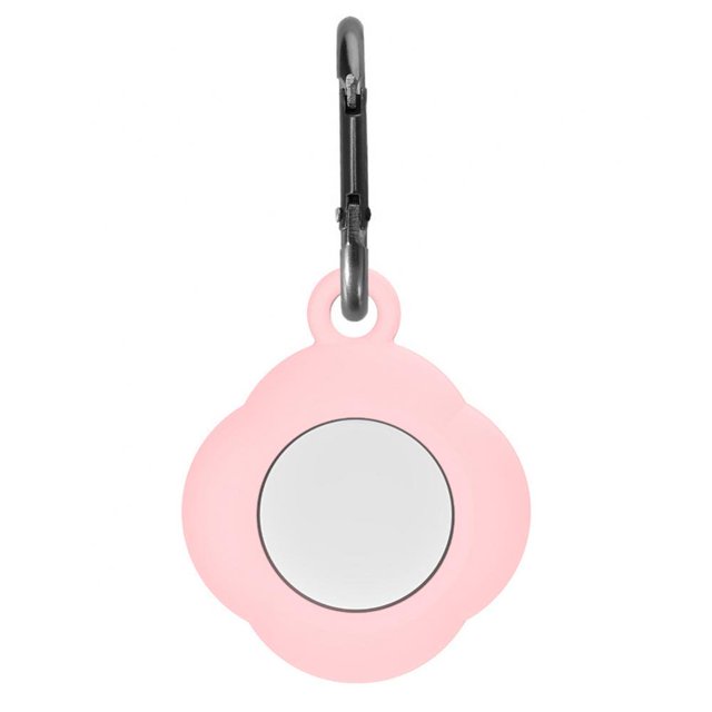 Étui en Silicone Compatible pour AirTag, Housse de Protection Douce, Boucle de Tracker en Silicone Absorbant les Chocs, Ensemble de Manchon de Protection Anti-Perte pour Airtags et Localisateurs