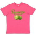 thumbnail image 3 of Inktastic Lime Squeeze the Day Youth T-Shirt, 3 of 5