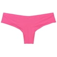 thumbnail image 3 of Botmois Men's Mini Bikini Briefs Solid Thongs Ultrathin Tangas Soft Low-rise Hipsters Comfortable Micro Bottoms Underwear Pink X, 3 of 3