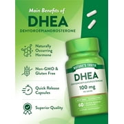 DHEA Supplement | 100mg | 60 Capsules | For Men and Women | by Nature's Truth