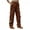 Brown, variant on XFLWAM Cargo Pants Women High Waist Stretch Cargo Pants Women Baggy Multiple Pockets Relaxed Fit Straight Wide Leg Y2K Pants Khaki S