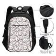 thumbnail image 3 of Disketp Cute Baseball Travel Laptop Backpack, Laptops Backpack with USB Charging Port, Water Resistant Computer Bag Gift for Men & Women, 3 of 7