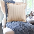 thumbnail image 5 of Dvumao Room Decor, Wind Stripe Tassel Throw Pillow Cover Sofa Throw Pillow Cover Living Room Cushion Throw Pillow Cover Bleachers Pillowcase, 5 of 6