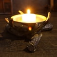 thumbnail image 7 of Clearance Sale! Statue Mural Sculpture Sculpture Candle Stand Polyresin Craft Home Decoration Ornaments Candles Holders Practical Home Decor 6.0" X 6.0" X 2.6", 7 of 7