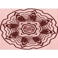 thumbnail image 1 of Ahgly Company Indoor Rectangle Patterned Pink Area Rugs, 2' x 3', 1 of 6
