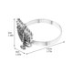 thumbnail image 2 of unbranded 4Ud Anillos Para Servilleta En Metal Plateado Fáciles De Usar Perfectos Para Y Reuniones, 2 of 6