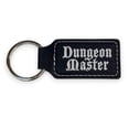 thumbnail image 4 of Keychain - Rectangle - Dungeon Master - Leather, 4 of 6