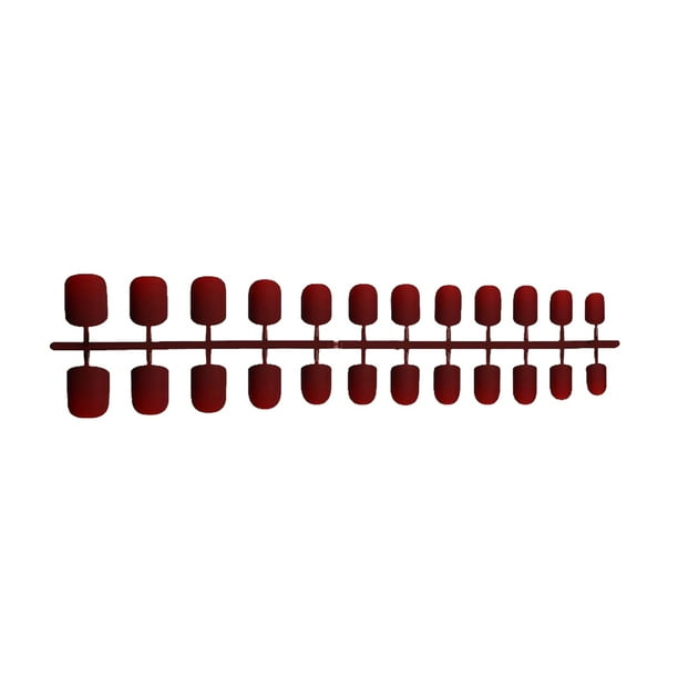 Vogacara Juego de uñas postizas cuadradas, uñas postizas artificiales resistentes a los arañazos, cobertura completa, pegatinas de manicura de fuerte Arte de uñas tipo 4 Vogacara CE012298-04B