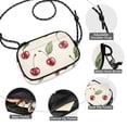 thumbnail image 3 of FORMRS Mini Crossbody Bag for Women Adjustable Shoulder Rope Travel Casual Phone Purse, Beige Cherry, 3 of 7
