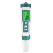 BUYISI 7 in 1 PH ORP EC TEMP SALT S.G LCD Backlight Water Quality Tester Meter Top