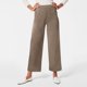 thumbnail image 1 of WILLBEST Pantalones Casuales de Sarga para Mujer, Pantalones Cortos de Pierna Ancha, Pantalones Cortos de Talla Grande, Pantalones Capri Elásticos, Pantalones Vaqueros Tobilleros para Mujer XXXXL, 1 of 5
