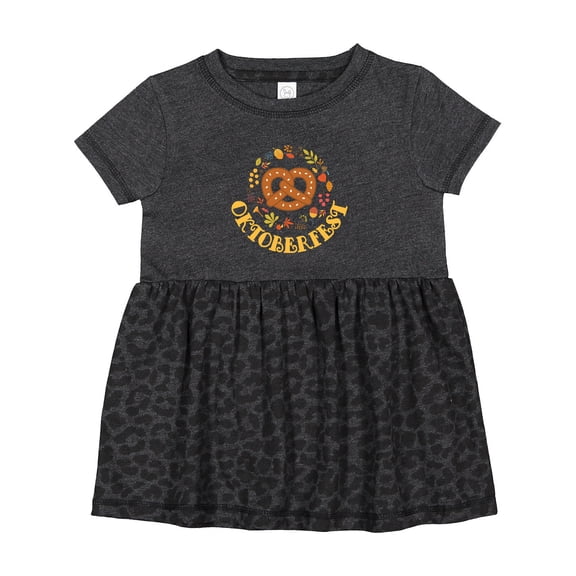 Inktastic Oktoberfest Fall Festival Pretzel Girls Baby Dress