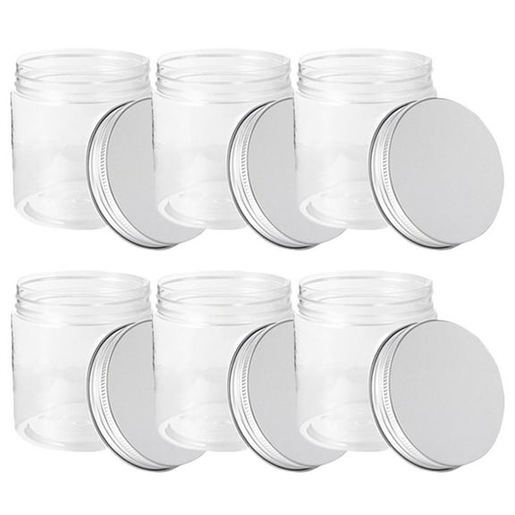 6pcs Transparent Mason Canning Jars With Lids Reusable Mason Jars Household Sundries Storage Jar