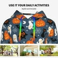 thumbnail image 6 of Hoodies for Women - pumpkin halloween cats Comfrt Colour Drawstring Women'S Fashion Hoodies & Sweatshirts, Fall Outfits Clothes for Women 2024 Pullover with Kangaroo Pocket, 6 of 7