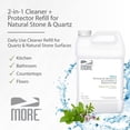 thumbnail image 2 of MORE Surface Care Stone & Quartz Cleaner + Protector, Peppermint-Thyme, 1 Gallon, 2 of 7