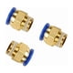 thumbnail image 2 of 3 piezas ORDENADOR PERSONAL Serie Hilo masculino de plástico de latón Piezas neumáticas Acoplamiento recto Air Conector de aire Elemento de un toque Push, 2 of 6
