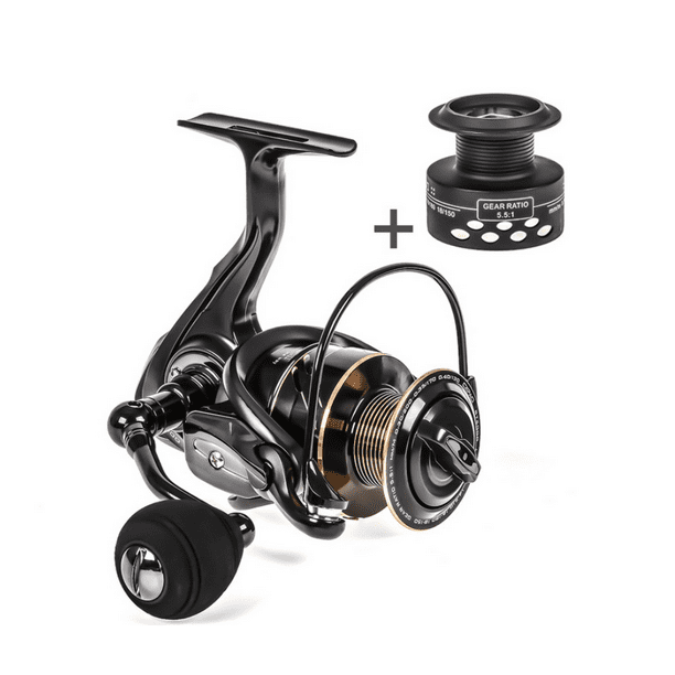 RT3000 5.5:1 Water Drop Wheel 13+1 Bearing Spinning Reel Strong Pulling  Force Fishing Reel Tool Support Interchangeable Rocker Arms 