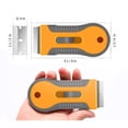 thumbnail image 3 of yl-YANG Razor Blade Scraper, 4 Pcs Plastic Retractable Razor Scraper with 80 Pcs Steel Scraper Blades for Glass Cooktop Windows, 3 of 5