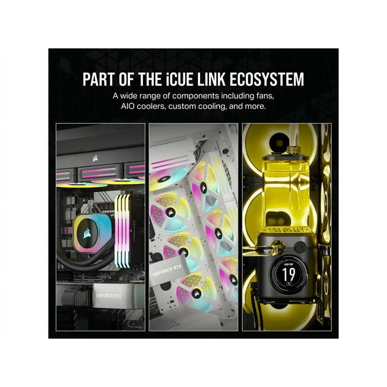 CORSAIR iCUE Link H115i RGB Liquid CPU Cooler - 280mm AIO - QX140