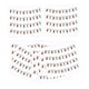 thumbnail image 4 of Pegatinas decorativas de luces navideñas de PVC para decoración navideña, suministros de bricolaje, accesorios de fotografía, calcomanías para cocina, 8 piezas, 4 of 8