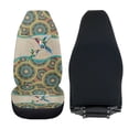 thumbnail image 4 of Uorisanigo Car Seat Covers, Ethnic Hummingbird High Back Front Seat Covers for Cars, 2 Pcs, Aoto Seats Cover Set and Accessories Universal Fit for Most Cars, SUVs,Trucks, 4 of 7