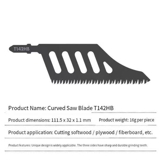 5-Pack Premium Steel T-Handle Jig Saw Blades | Engineered for Precision Cutting & Long-Lasting Durability
