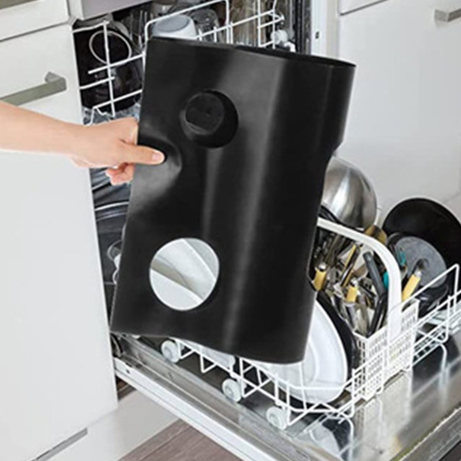 MOPOOR Stove Guard Stove Top Protector Non Stick Reusable Stove Burner Liners Compatible with Gas Electric Stove Range Reusable, Non-Stick, Fast Clean Liners for Kitchen/Cooking