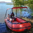 thumbnail image 3 of ALEKO BSTENT250R Summer Canopy Boat Tent Sun Shelter Sunshade for Inflatable Boats, Red, 3 of 12